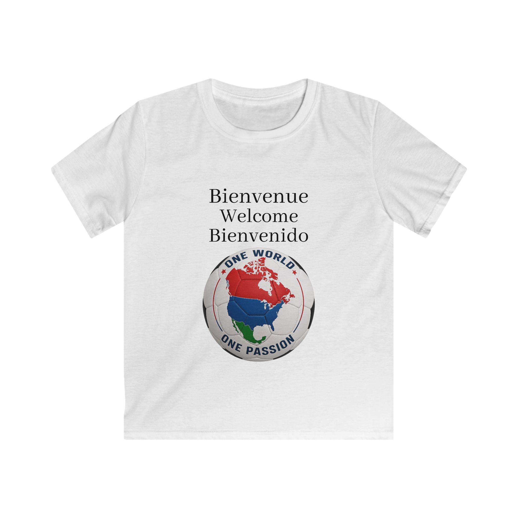 Kids - One World One Passion Soccer t-shirt