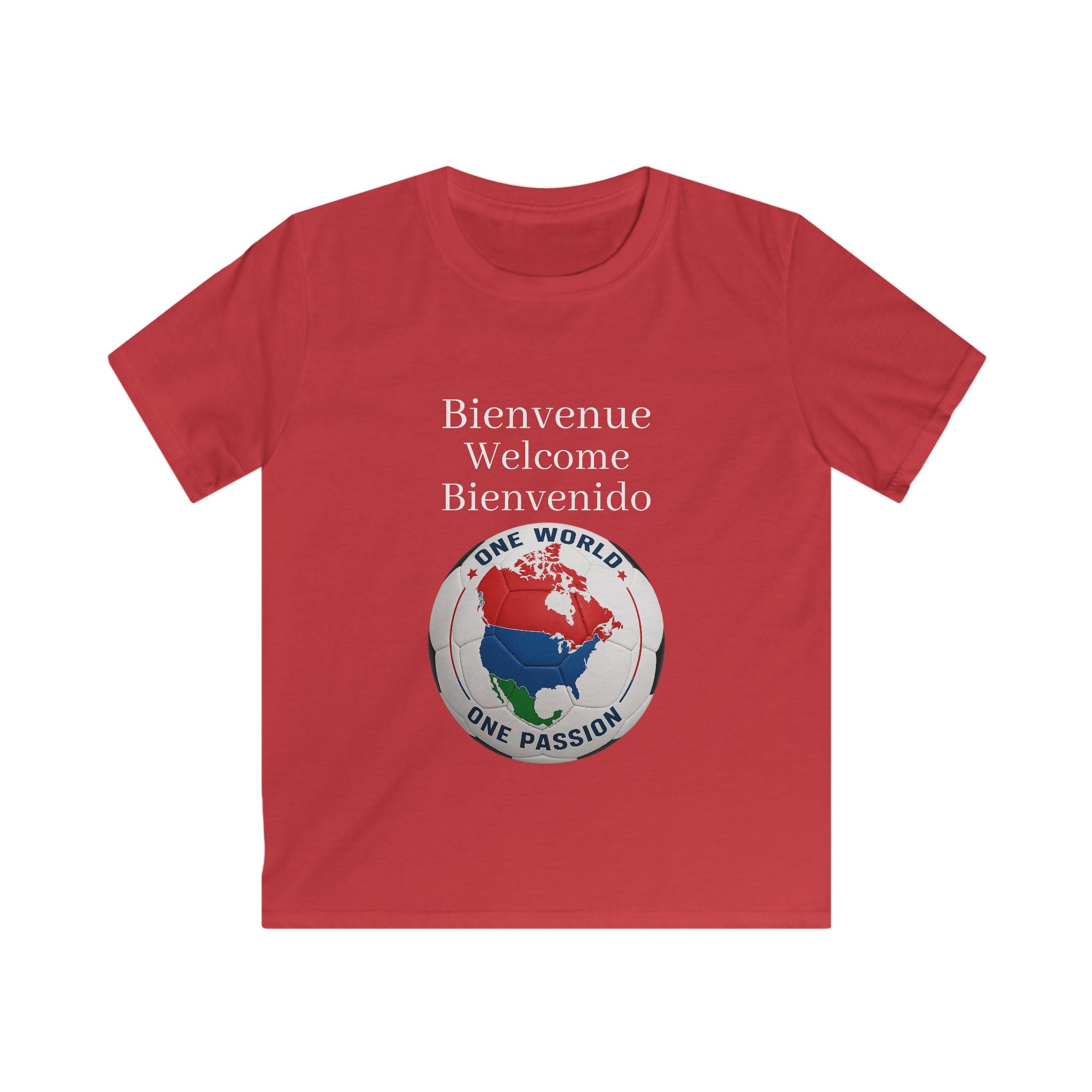 Kids - One World One Passion Soccer t-shirt