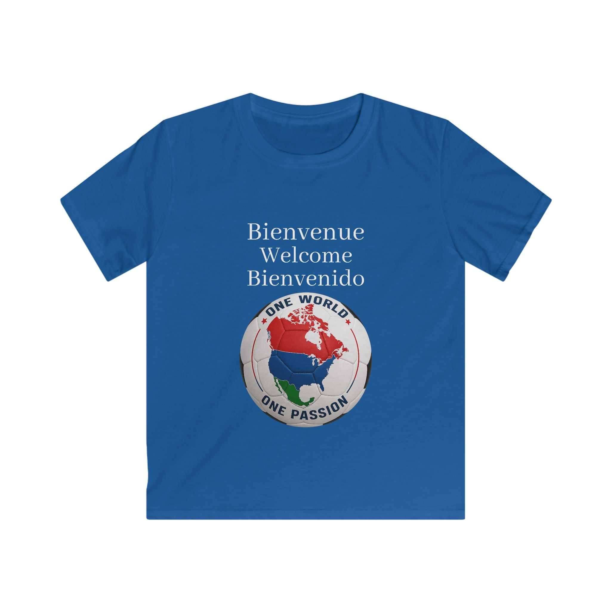Kids - One World One Passion Soccer t-shirt